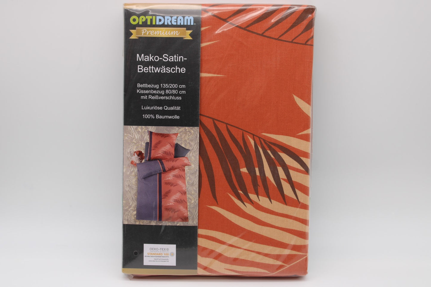 Cotton Mako-Satin bed linen 135/200 +80/80 | 100% cotton