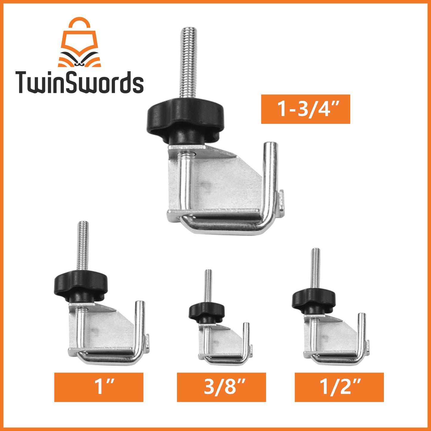 Disconnect TwinSwords hose | Hose clamp pliers for vehicles | Hose clamping pliers car 10 -15 - 25 - 45 mm 4-piece