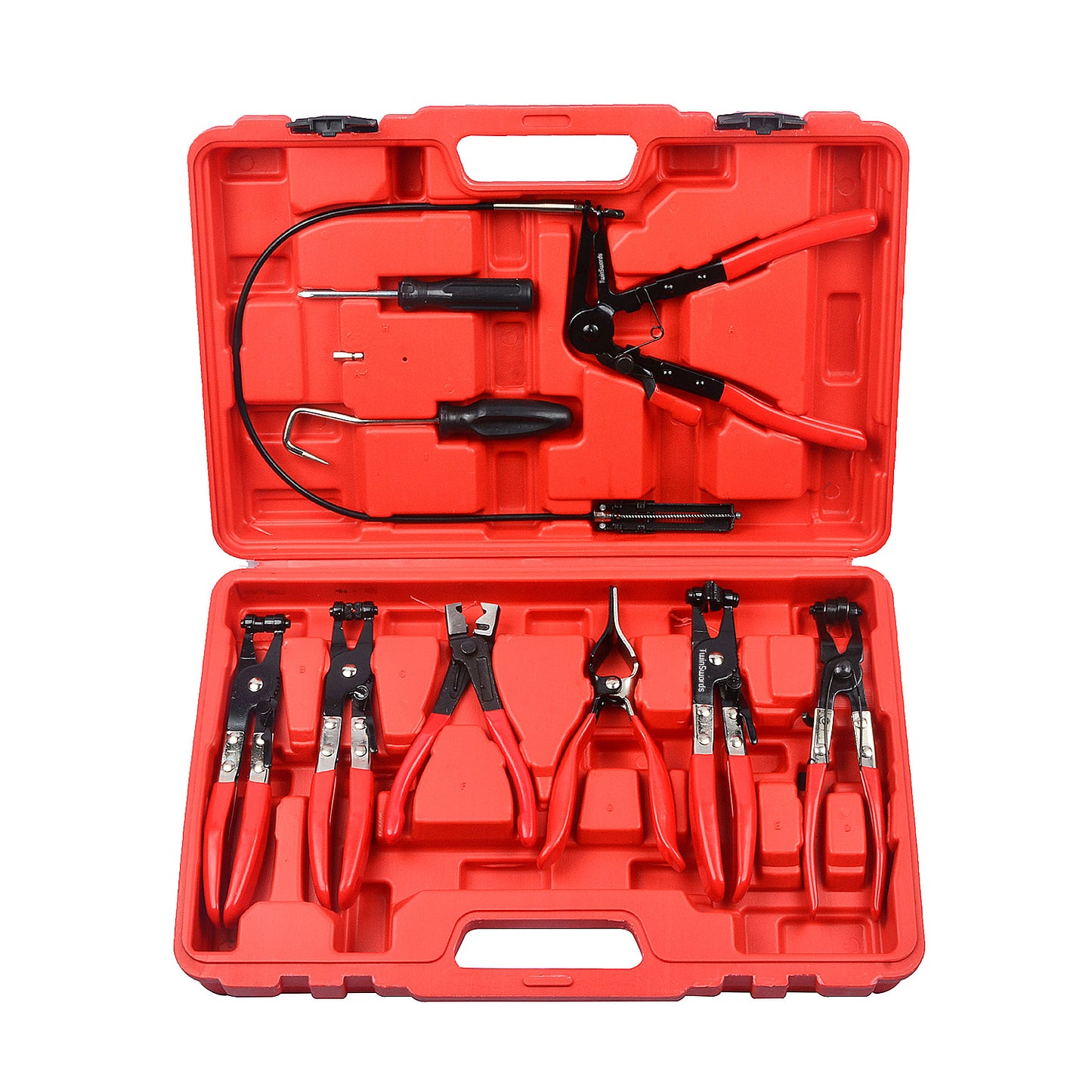 TwinSwords hose clamp pliers | Hose clamp pliers set | Hose clamp pliers | Swivel Jaw Flat Angle Band Car Tool 1 Set