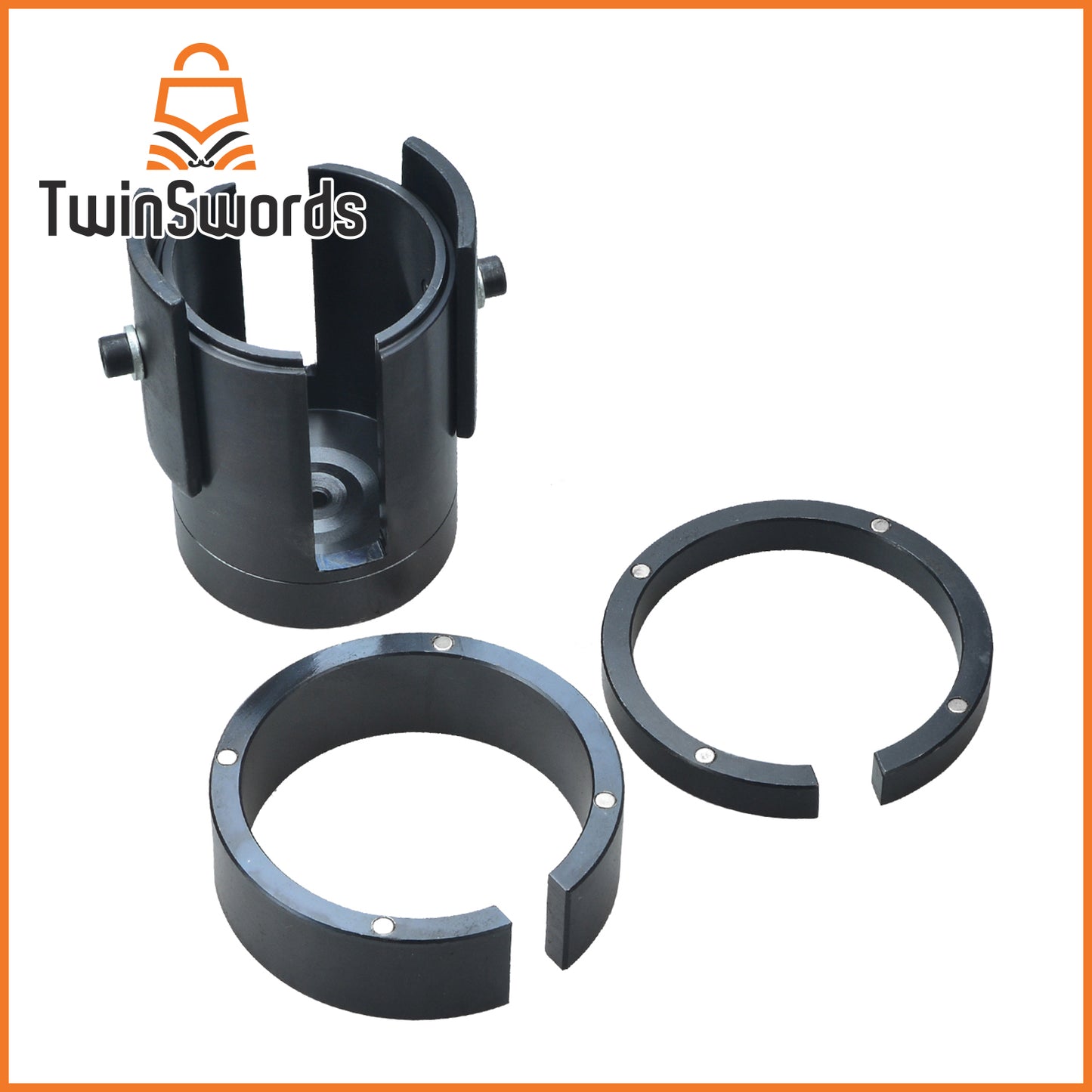 Rear axle bearing puller | Rear axle bushings | Control arm bushing tool set | Trailing arm silent bearing tool compatible with Ford Mondeo MK4 MK IV S-Max Galaxy from 2006 VSE4784 set from TwinSwords