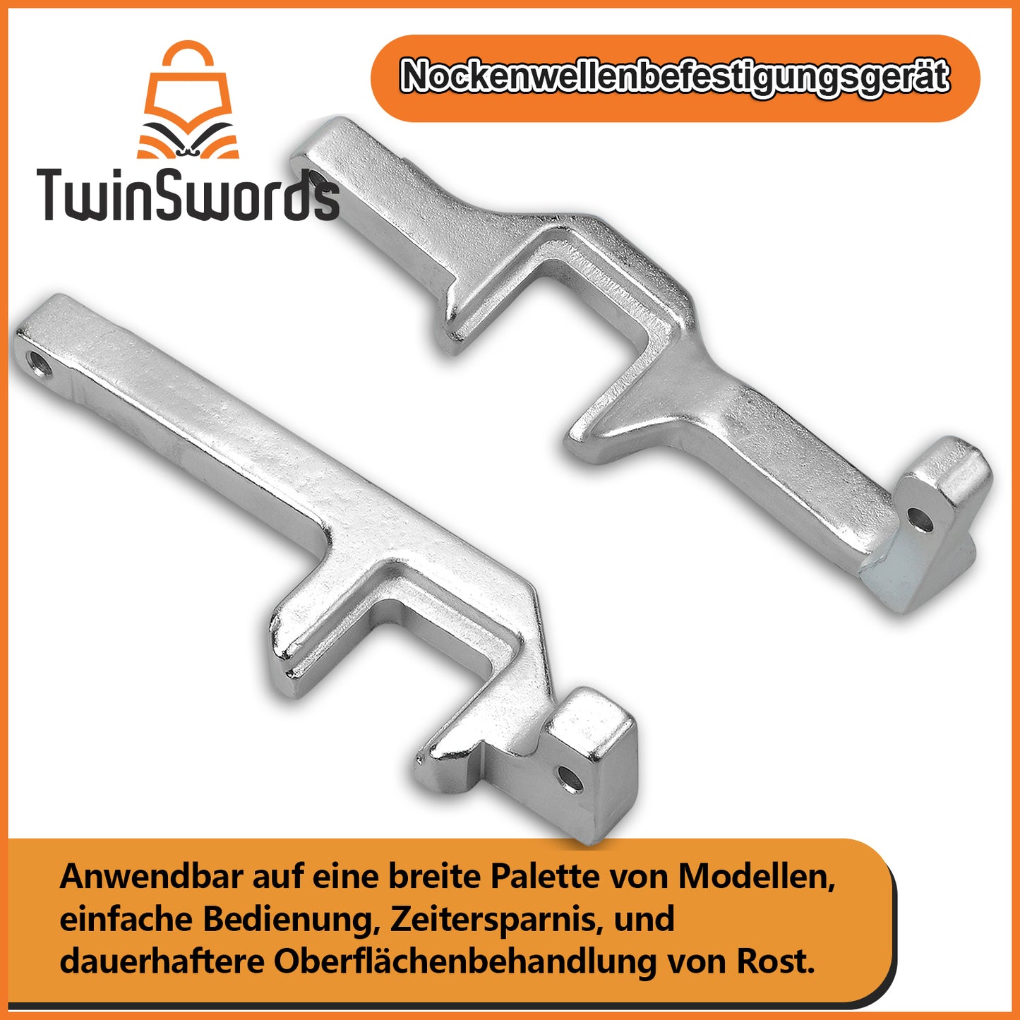 TwinSwords Motor Steuerzeiten Einstellwerkzeug | Arretierwerkzeug | Nockenwellen Werkzeug Set für BMW Mini Cooper N12 N14 Peugeot 207 Citroen 1.4 1.6 16V - 10-teilig