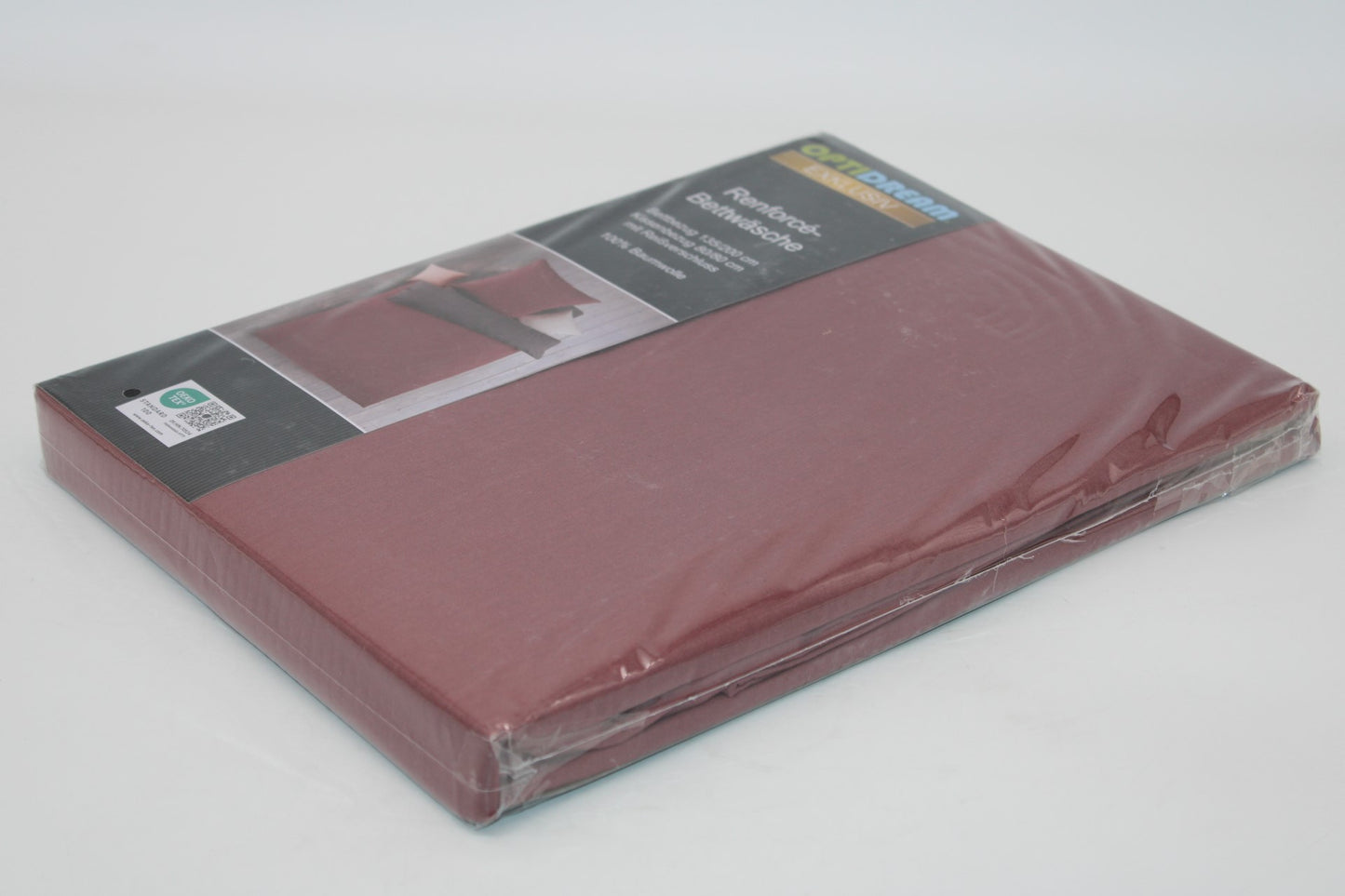 Renforce Bettwäsche Exklusiv 135/200+80/80, RSV 100% Baumwolle | Rosenholz/Anthrazit
