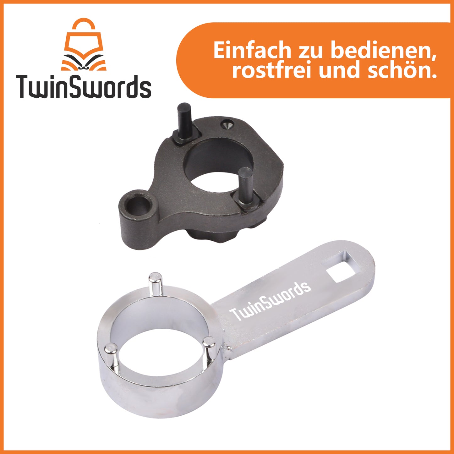 TwinSwords Motor Steuerzeiten Einstellwerkzeug | Arretierwerkzeug | Steuerzeiten Werkzeug Diesel Kompatibel mit VAG VW Audi 1.4 1.6 2.0 TDI CR 1 Set