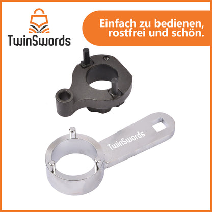 TwinSwords Motor Steuerzeiten Einstellwerkzeug | Arretierwerkzeug | Steuerzeiten Werkzeug Diesel Kompatibel mit VAG VW Audi 1.4 1.6 2.0 TDI CR 1 Set