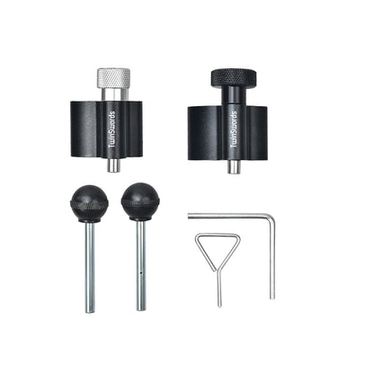 TwinSwords Steuerzeiten Einstellwerkzeug | Zahnriemen Wechsel Werkzeug Set | Nockwellen Arretierwerkzeug für VW Audi Skoda 1.2, 1.4, 1.6, 1.9, 2.0 SDI/TDI - 6-teilig IK1134